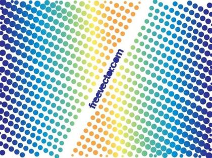 Colorful Halftone Designs Free Vector
