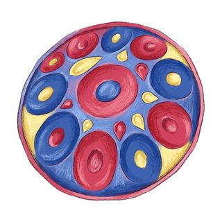 handpan instrument illustration