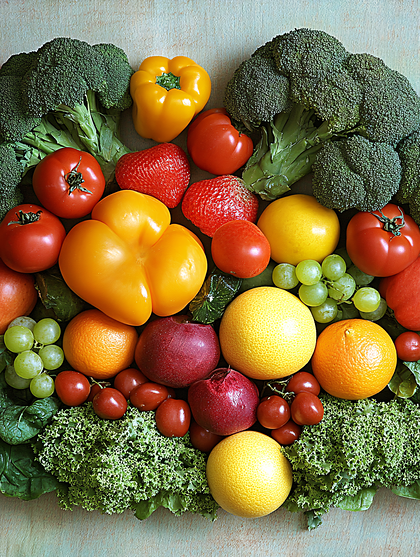 Colorful Harvest of Fresh Produce