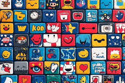 Colorful Icon Grid