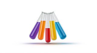 colorful test tubes