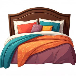 colorful-bed-illustration