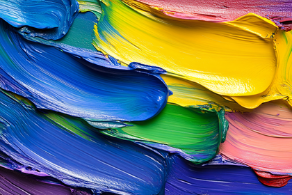 Colorful Oil Paint Texture