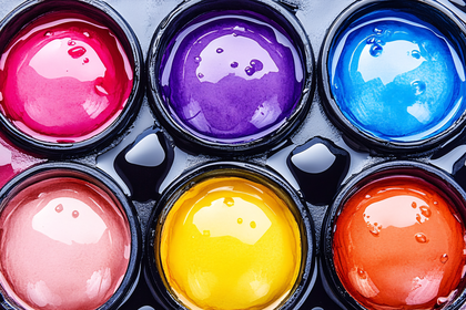 Colorful Paint Palette