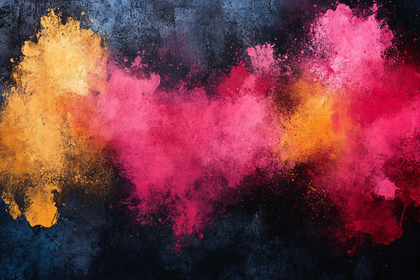 Colorful Paint Splatter Background
