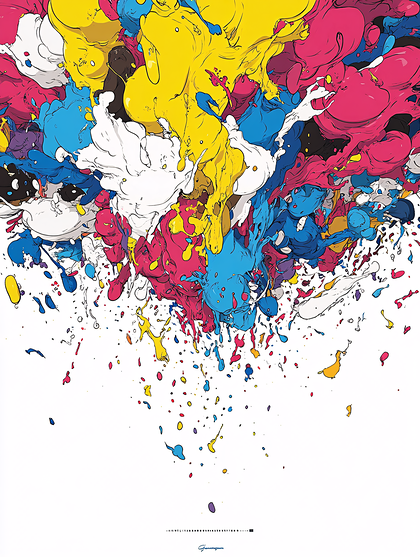 Colorful Paint Splatters