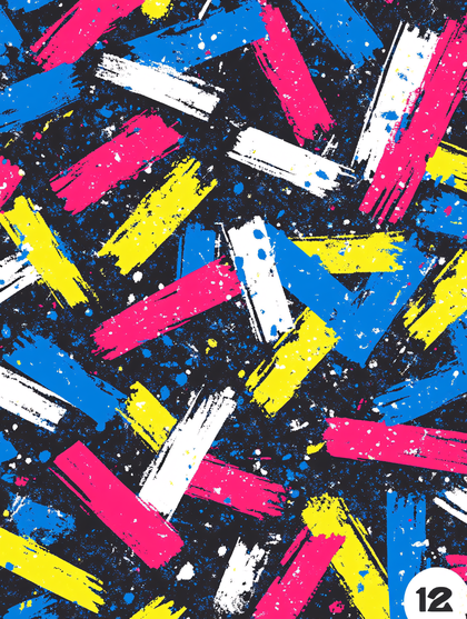 Colorful Paint Strokes Background