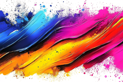 Colorful Paint Strokes