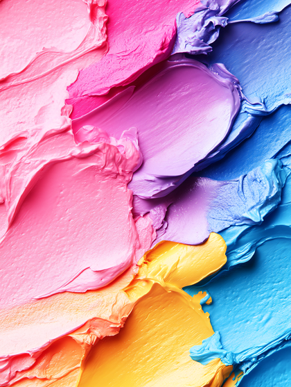 Colorful Paint Swirls