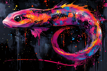 Colorful Painted Fish
