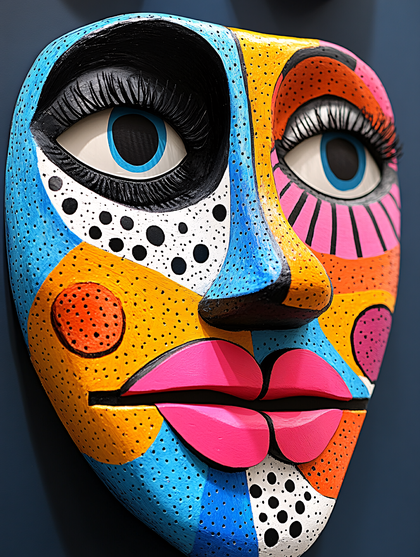 Colorful Painted Mask