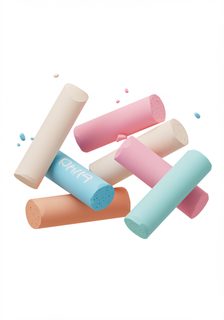 colorful pastel chalk