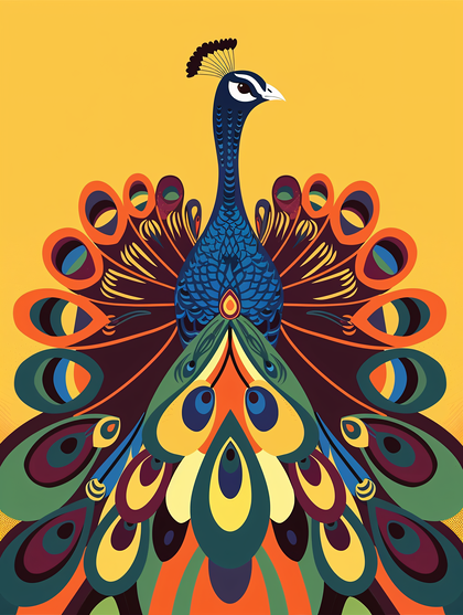 Colorful Peacock