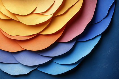 Colorful Petal Layers