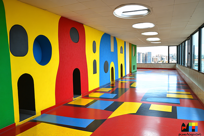 Colorful Playroom Interior