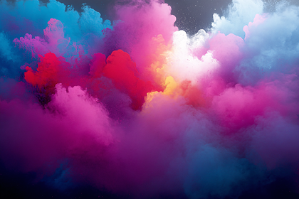 Colorful Powder Explosion