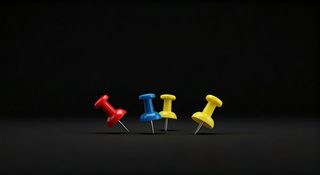colorful-push-pins