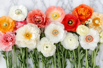 Colorful Ranunculus Bouquet
