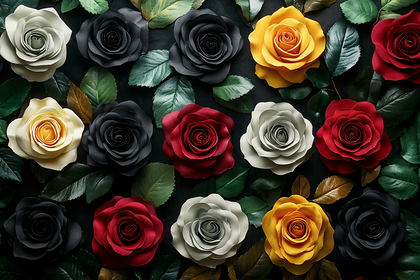 Colorful Rose Arrangement
