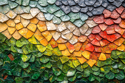 Colorful Scale Texture