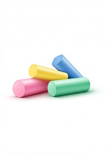 colorful sidewalk chalk