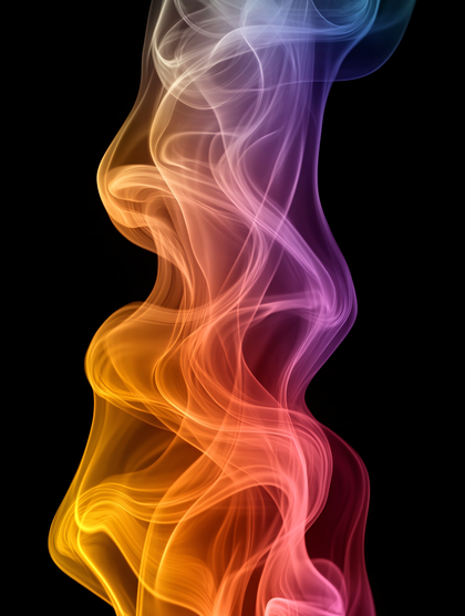 Colorful Smoke Trails