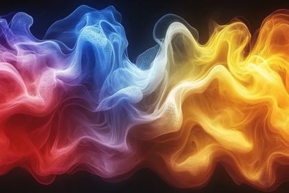Colorful Smoke Wave