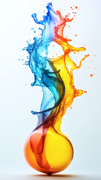 Colorful Splash Explosion