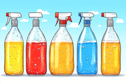 Colorful Spray Bottles
