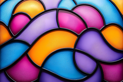 Colorful Stained Glass Design