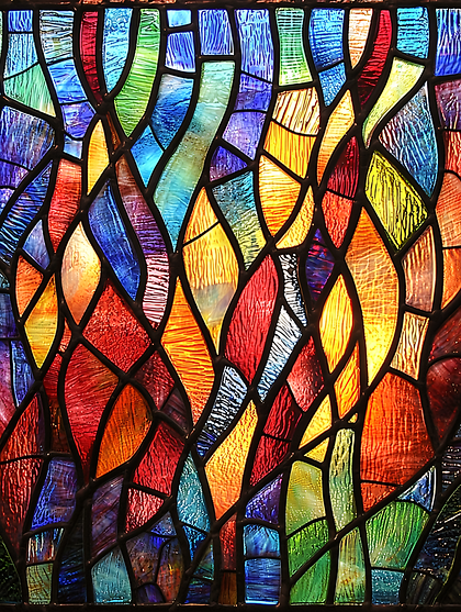 Colorful Stained Glass Design