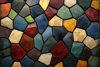 Colorful Stone Mosaic Texture
