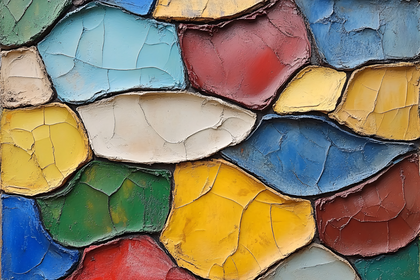 Colorful Stone Wall Texture