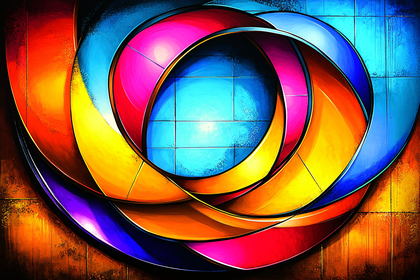 Colorful Swirling Abstract