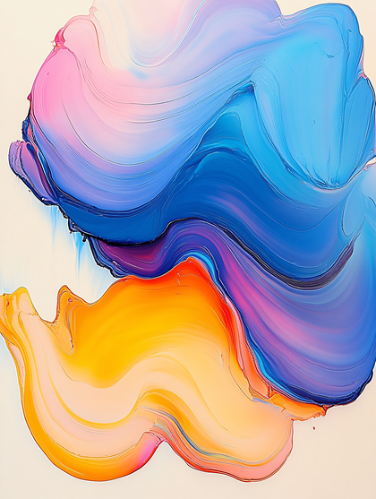 Colorful Swirls Abstract