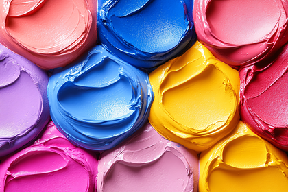 Colorful Swirls of Paint