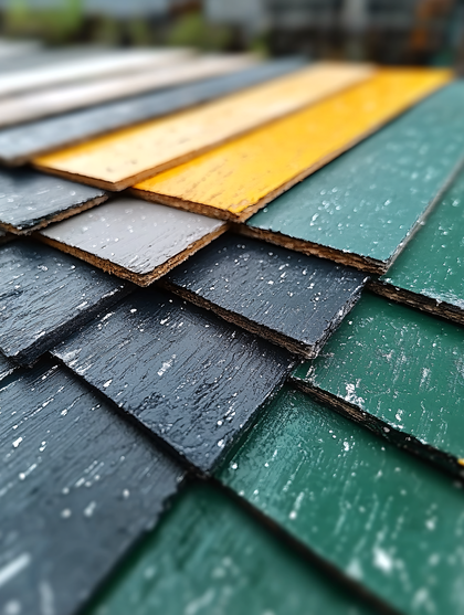 Colorful Textured Overlapping Tiles