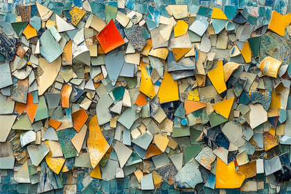 Colorful Tile Mosaic Background