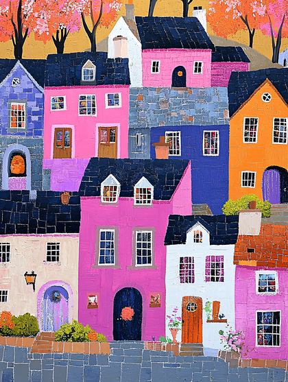 Colorful Townhouses