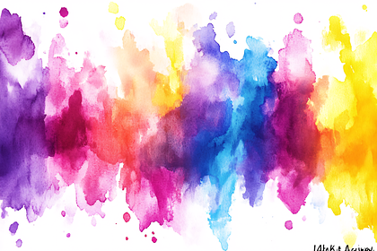 Colorful Watercolor Abstract
