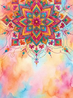 colorful mandala background