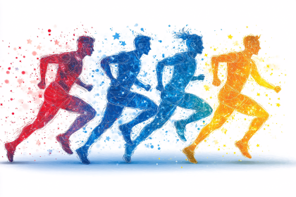 Colorful Watercolor Runners