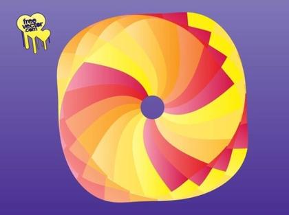 Colorful Wheel Free Vector