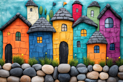 Colorful Whimsical Houses