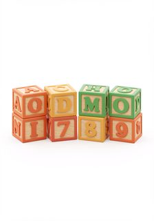 wooden educational blocks