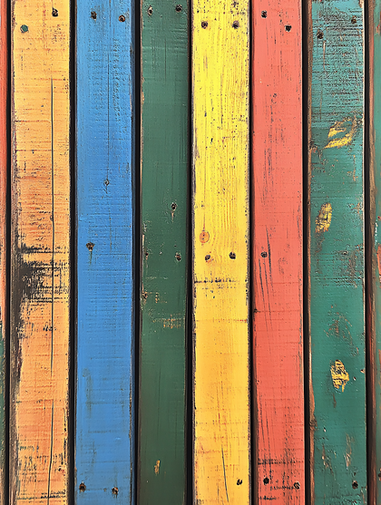 Colorful Wooden Planks