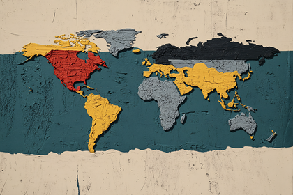 Colorful World Map