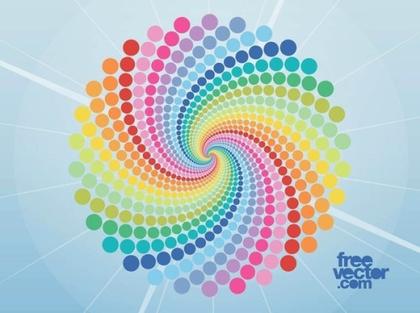 Colors Circle Free Vector