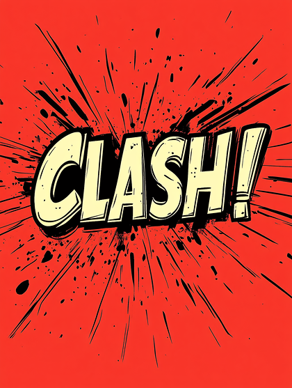 Comic Book Explosion Clash