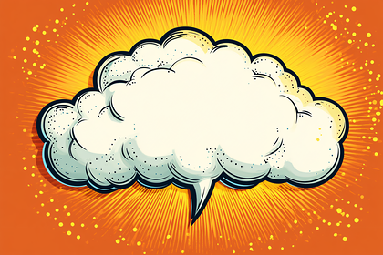 Comic Book Speech Bubble Background